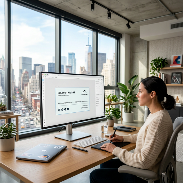 Design Without Limits: Using Canva for Your QR Name Card